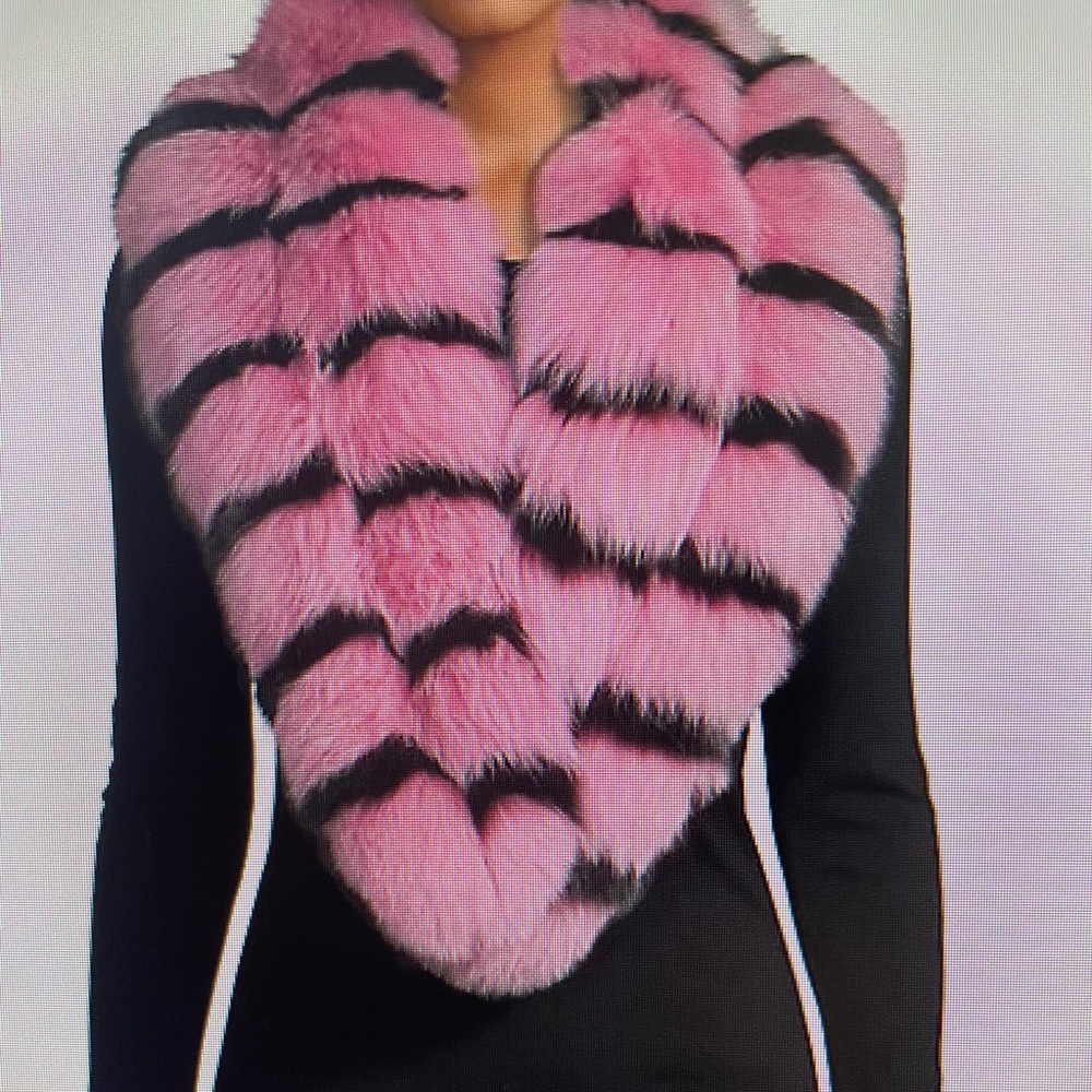 Charlotte Simone Fox Fur Scarf